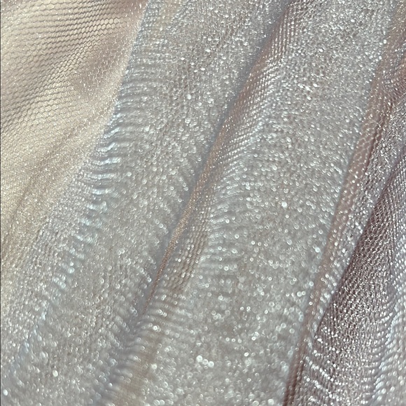 Sweet Kids Girls Lavender Purple and Blue Dress Size 7 silver design on waiste - Picture 13 of 13